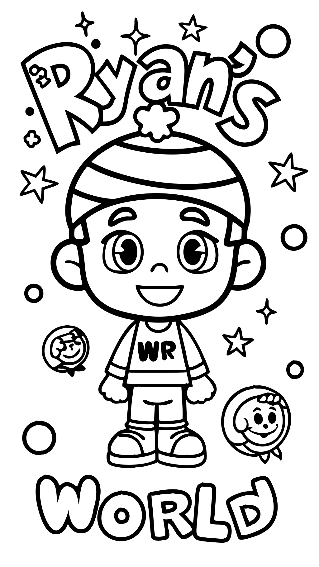 ryan’s world coloring page